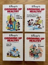 Disney Growing Up Healthy Lot Of 4 Books 1975-1976 Danbury Press Vintage picture
