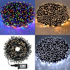 Plug In 100-1000 LED Fairy String Light Waterproof Garden Outdoor Decor w/remote picture