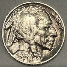 1936-D Buffalo Nickel XF to AU Details - Full Date -  picture