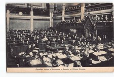 Ottawa Ontario Canada Postcard 1907-1915 Canadian House Of Commons In Session picture