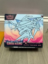 NEW Pokemon Chaos Rising Pokemon Center Elite Trainer Box ETB - NO PLASTIC WRAP picture