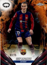 Lucy Bronze 2023-24 Topps Chrome Women's Inferno Refractor #88 FCB #07/75 picture