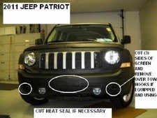 Lebra Front End Mask Bra Fits 2011 2012 2013 2014 2015 2016 2017 JEEP Patriot picture
