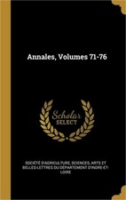 Annales, Volumes 71-76 (Hardback or Cased Book) picture