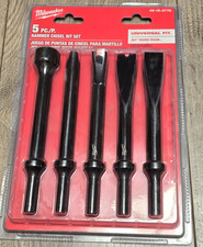 Milwaukee 5pc Air Hammer Chisel/ punch/ Cutter Bit Set w/.401