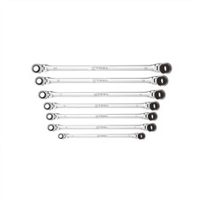 K Tool International Wrench Set 7 Piece Metric Ratcheting Reversible Double Box picture