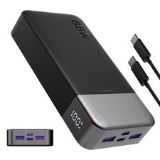 JUOVI Power Bank 20000mAh 65W Fast Charging Portable External Battery Backup US picture