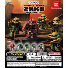 Bandai Gashapon MOBILE SUIT GUNDAM ZAKU LET'S GET IN LINE CapsuleSingle/Full Set picture
