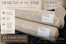 Designs of the Time Lurra YP25003 Belgian Linen Upholstery Fabric 14 Yds NEW picture