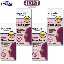 (4 pack) Equate Original 12 Hour Nasal Spray, Max Strength, 1 Fluid Ounce picture