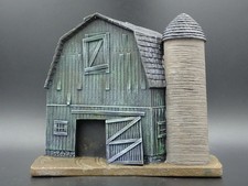VINTAGE FARM BARN FIND RESIN DIORAMA SCENE BACKGROUND DISPLAY PROP 1:64 MODEL picture