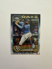 2024 Topps Chrome Junior Caminero #213 RayWave Refractor (RC) picture
