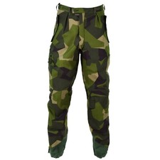 Original Swedish army M90 pants splinter camouflage field combat trousers NEW picture