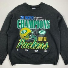 Vintage 1995 Green Bay Packers NFL Football Black Unisex Sweatshirt KH18907 picture