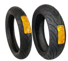 Continental 120/70-17 180/55-17 Front Rear Tire Set Conti Motion Motorcycle picture