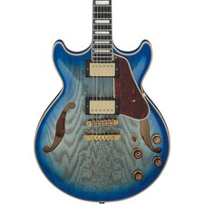 Ibanez AM93QA AM Artcore Expressionist Electric Guitar - Jet Blue Burst picture