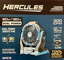 HERCULES 20V/120V Cordless Dual Power Jobsite Fan Shop (Tool Only) picture