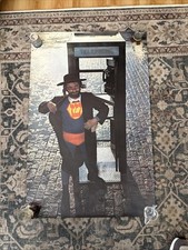 RABBI SUPERMAN Vintage 1967 Famous Faces Hamburg JEWISH HASSID 24X36 picture