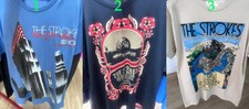 The Strokes T Shirt New York Skyscraper Art Concert Merch, reprint picture