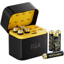 8 Packs 1512mWh 1.5V AAA Rechargeable Li-ion Batteries + Fast Integrated Charger picture