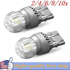 2/4X 7443 7440 7444 LED White Reverse Stop Break Turn Signal Parking Light bulb picture