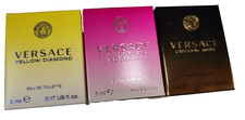 Versace Eau De Toilette Miniatures Collection Set of 3 New Sealed 0.17 fl oz ea picture