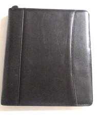 Franklin Covey Planner Black 7 Ring Binder Pockets-NEVER USED picture