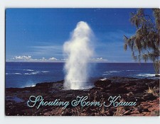Postcard Spouting Horn blow hole Kauai Hawaii USA picture