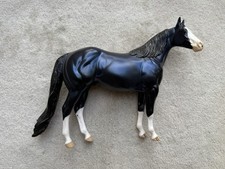 Retired Peter Stone Ideal Stock Horse “Cerulean Nobleman” Satin Black Blue SR picture