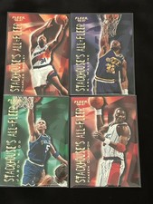 1995-96 Fleer Stackhouse's All-Fleer lot (Olajuwon,Barkley,Malone,Kidd) picture