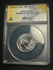 2019-D ANACS MS69 River Of No Return National Park Quarter POP 1 None Higher picture