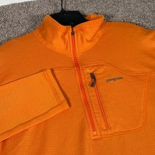 Patagonia R1 Regulator Fleece Quarter Zip Pullover Orange 40107 Mens XL picture