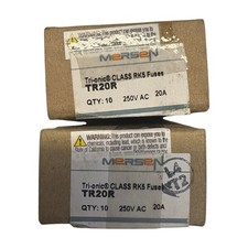 LOT OF 20 Mersen TR20R Tri-Onic Class RK5 20A 250V Time-Delay Fuse picture