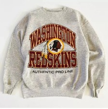 Washington Redskins NFL Football Graphic Crewneck Sweatshirt vtg RM0231 picture
