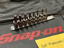 Snap On 3/8” Drive  8 Pc Hex Bit Socket Set Sae picture