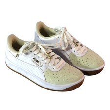 PUMA CALIFORNIA EXOTIC SNEAKERS Whisper White/Beige Gold RETRO VIBES Women's 6 picture