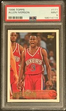 1996-97 Topps #171 Allen Iverson RC PSA 9 MINT picture