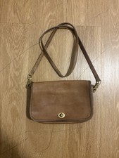 Vintage Coach Full Glove Tanned Leather Pocket Purse 9755 British Tan 9755 VVGVC picture
