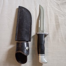 Vintage Buck Knife 119E w/ Orig. Leather Sheath. picture