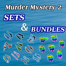 Murder Mystery 2 MM2 Sets/Bundles Bundle Godly Knifes and Guns picture