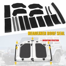 17PCS Hardtop Headliner Roof Seal Kit For 07-17 Jeep Wrangler 2018 JK 68026937AB picture