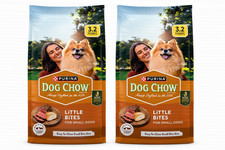 2x Dog Chow Little Bites With Real Chicken And Beef Dry Food Small Breed, 3.2lb picture