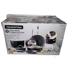 Tramontina 12-Piece Ceramic Non Stick Pots & Pans Cookware Set with Utensils picture
