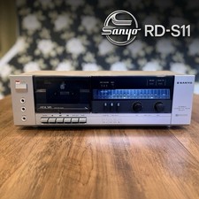 ⭐️Vintage Sanyo RD S11 Stereo Cassette Tape Deck Recorder  ✅TESTED/VIDEO picture