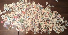 Bag Lot Vintage U.S. Stamps 1940s on picture