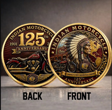 Indian Motorcycle 125th Anniversary Commemorative Coin picture