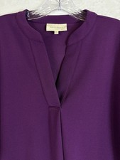 Melloday Top XL Purple Short Sleeve Blouse Womens  picture