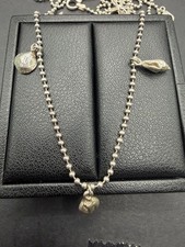 EUC 30” Sterling Silver Sea life Ocean Necklace Dangle Charms 16 Grams J9 picture