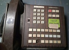 Vintage Omega Phone Office Multi-button Wood Grain Untested picture
