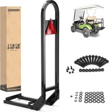10L0L Golf Cart Rear Seat Grab Bar Universal for Yamaha EZGO Club Car Black picture